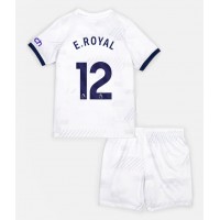 Dětský fotbalový dres Tottenham Hotspur Emerson Royal #12 2023-24 Domácí Krátký Rukáv (+ trenýrky)